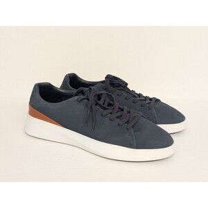 Wolf and Shepherd Cruise Shoes Lace Up Nubuck Navy Blue Men's Size 45 US 12
